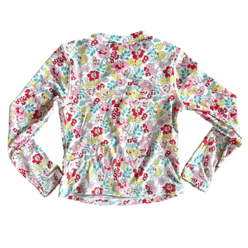 Crewcuts Girls Rash Guard in Floral Print  Size 4-5